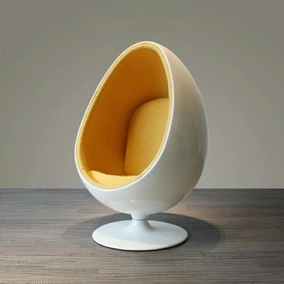 60 Swivel Leisure Fiberglass Shell Chair Pod Available In Black Or White