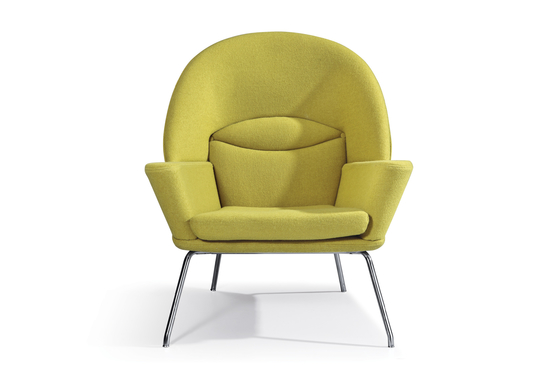 Arm Oculus Replica Danish Dining Chairs Fiberglass Inside Stainless Steel Leg