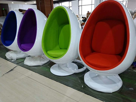 60 Swivel Leisure Fiberglass Shell Chair Pod Available In Black Or White