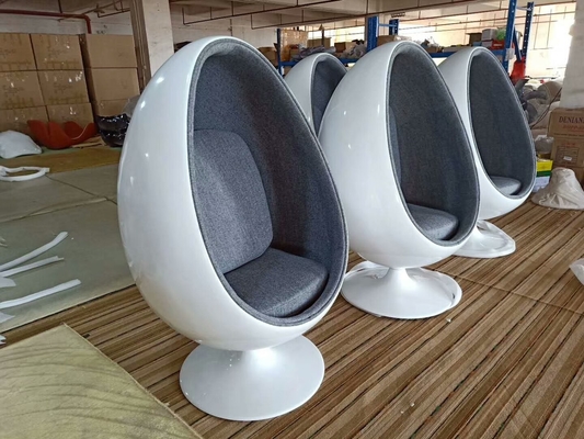 60 Swivel Leisure Fiberglass Shell Chair Pod Available In Black Or White