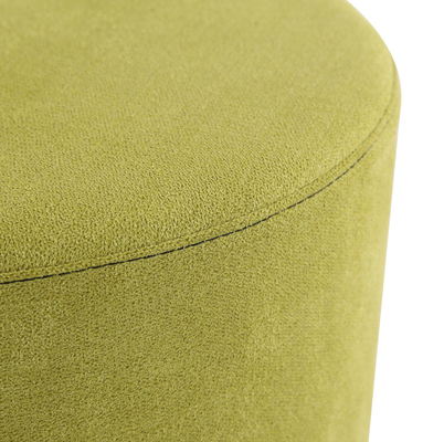 Green Fabric Upholstered 36*36*45cm Swivel Modern Restaurant Chairs