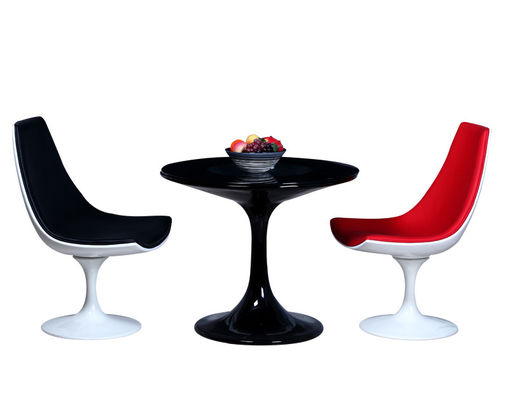 প্রজনন লিভিং রুম আসবাবপত্র সম্পূর্ণ ফাইবারগ্লাস সুইভেল Tulip চেয়ার্স ম্যাচে লড়াই করেন 1 বছর পাটা